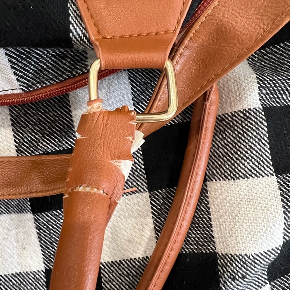 Buffalo plaid duffel bag - Picture 4 of 11